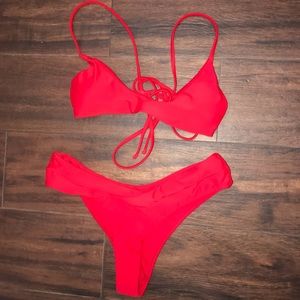 Red bikini